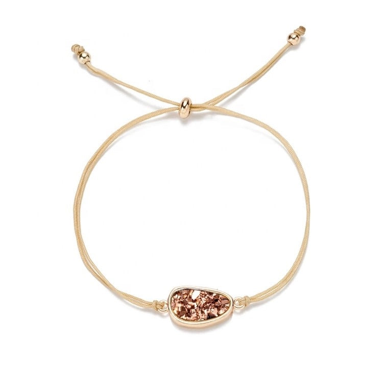 Natural Crystal Stone Bracelet | Women's Jewelry  | Willen Collection