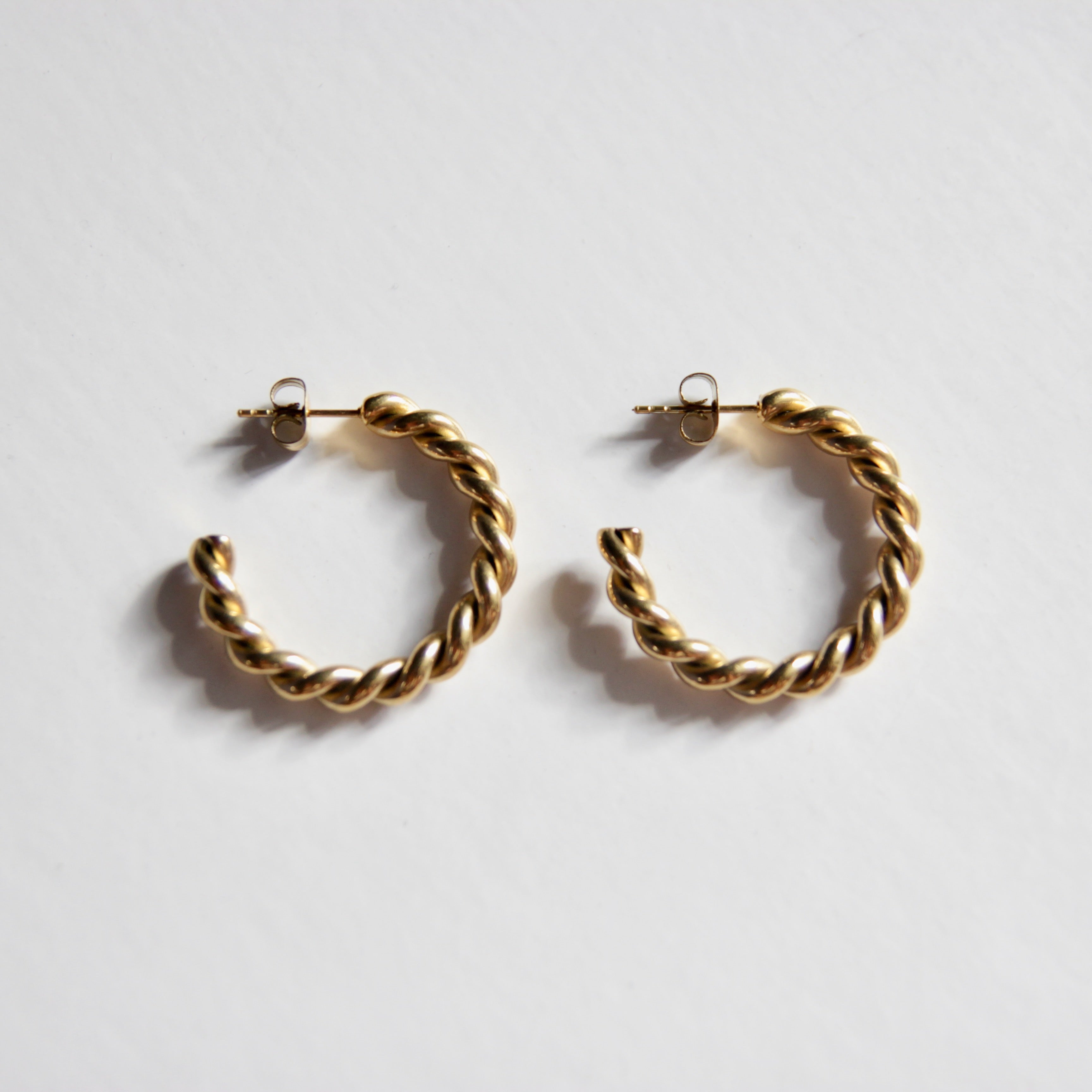 Twisted Hoop Earrings | Hoop Earrings | Willen Collection