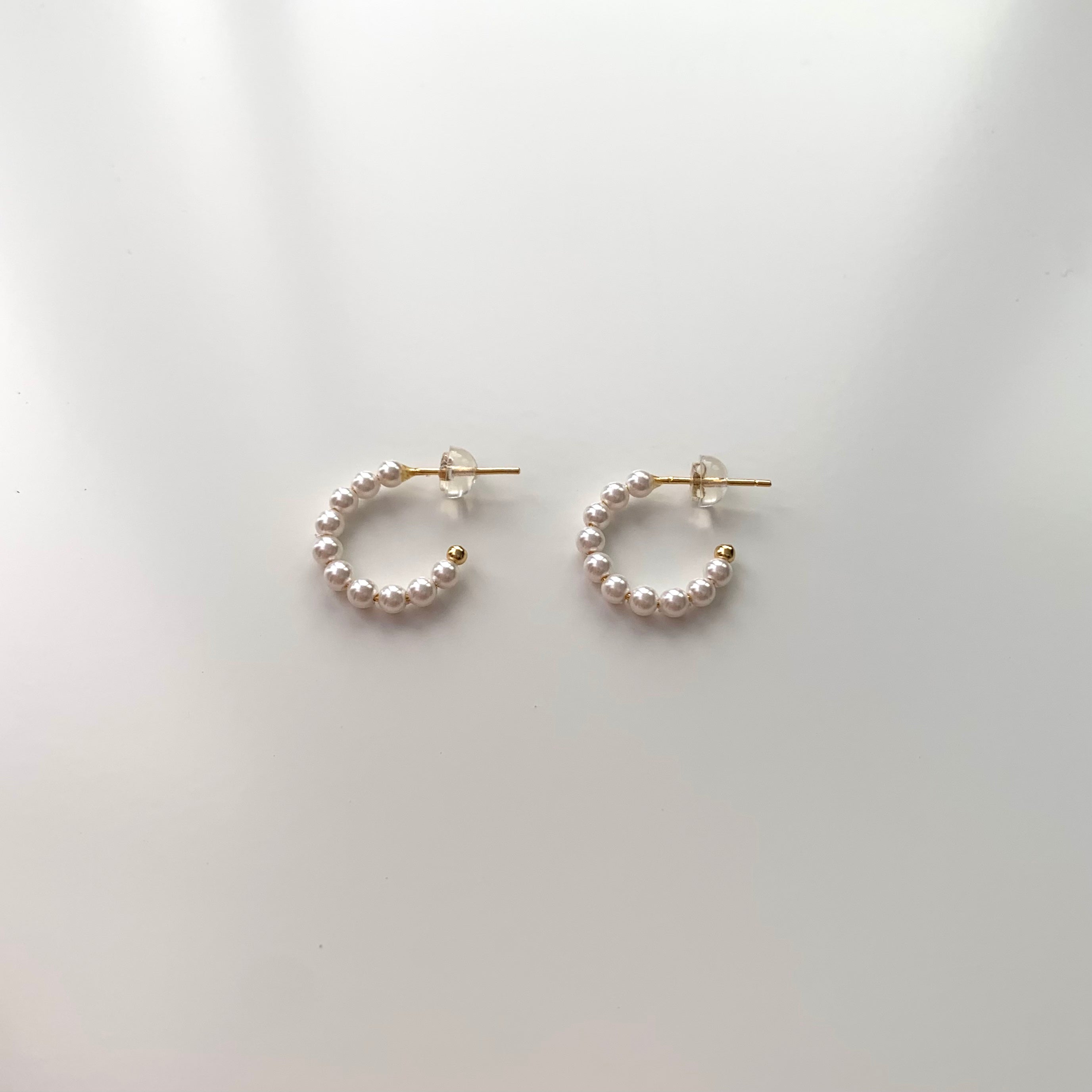 Mini Pearl Hoops | Women's Jewelry | Willen Collection