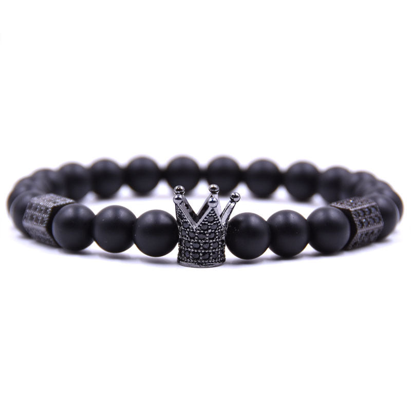 Crown Stone Bracelet | Men Bracelet | Willen Collection