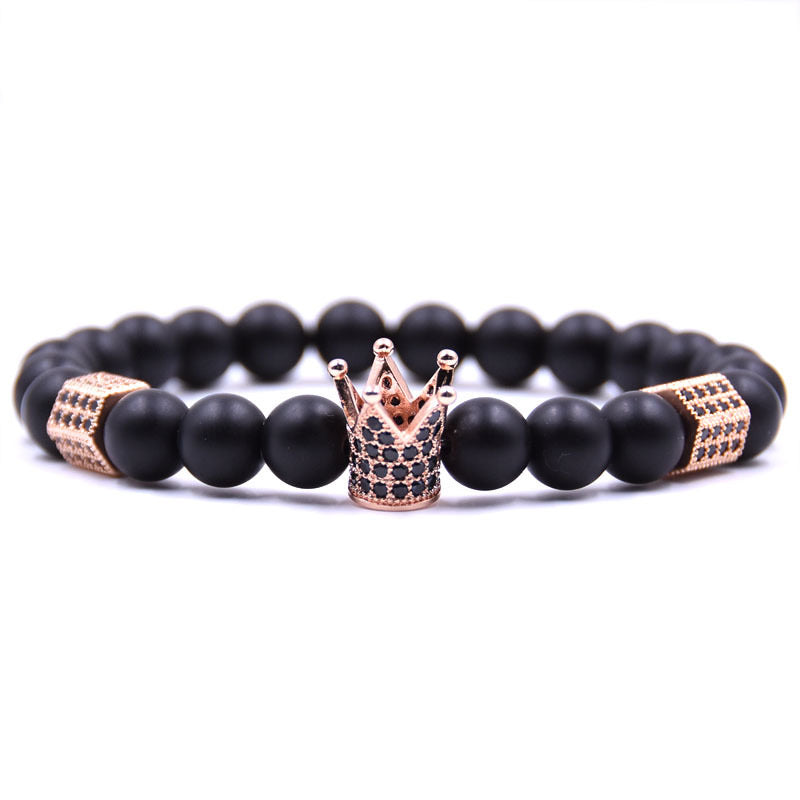 Crown Stone Bracelet | Men Bracelet | Willen Collection