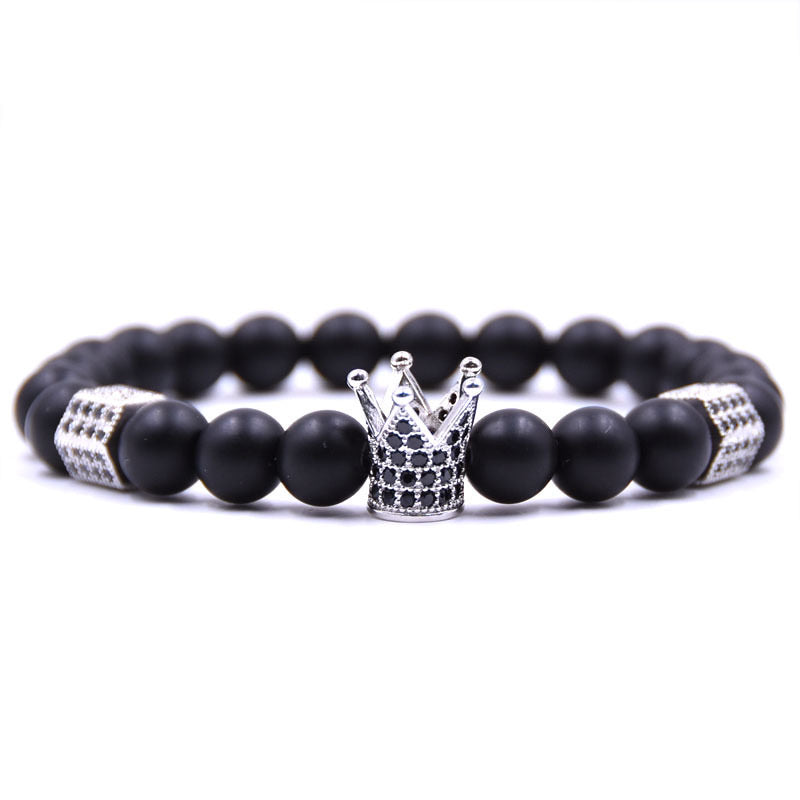 Crown Stone Bracelet | Men Bracelet | Willen Collection