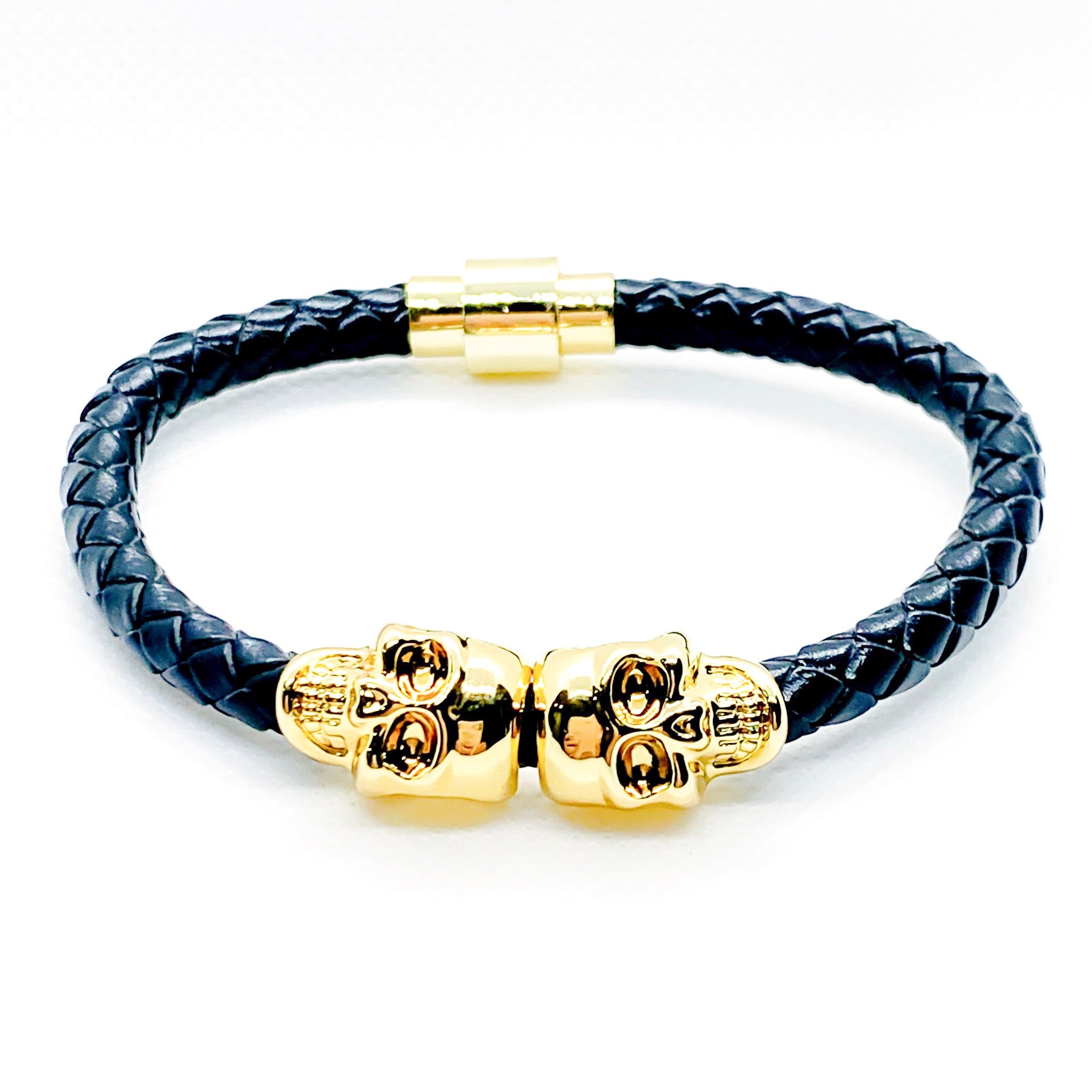 Black Skull Bracelet | Men Bracelet | Willen Collection