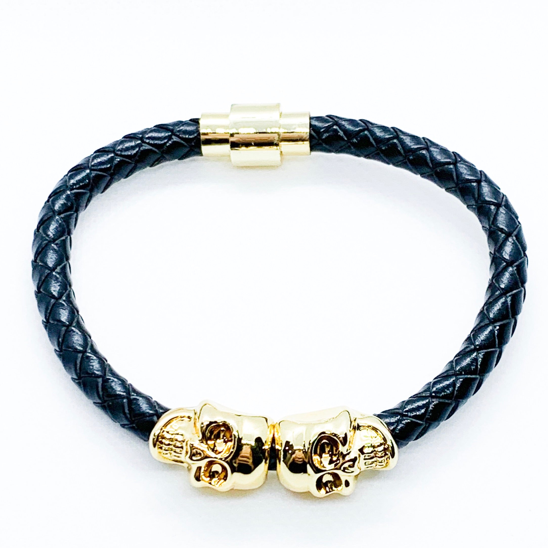 Black Skull Bracelet | Men Bracelet | Willen Collection