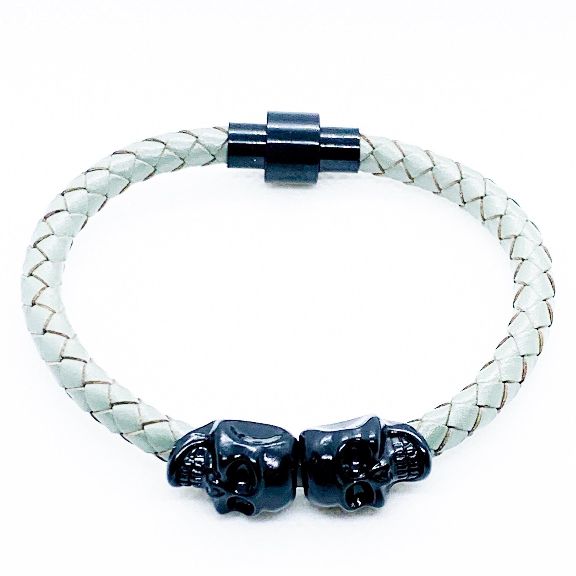 Skull Bracelet Grey | Men Bracelet | Willen Collection