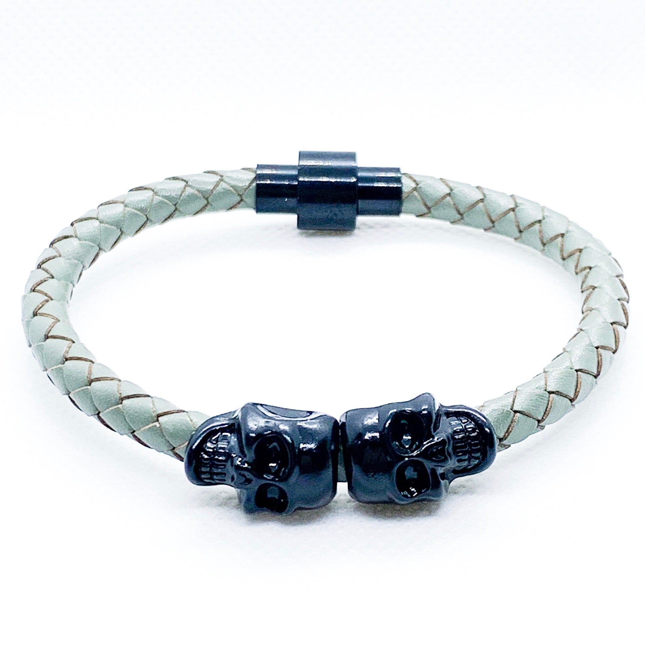 Skull Bracelet Grey | Men Bracelet | Willen Collection